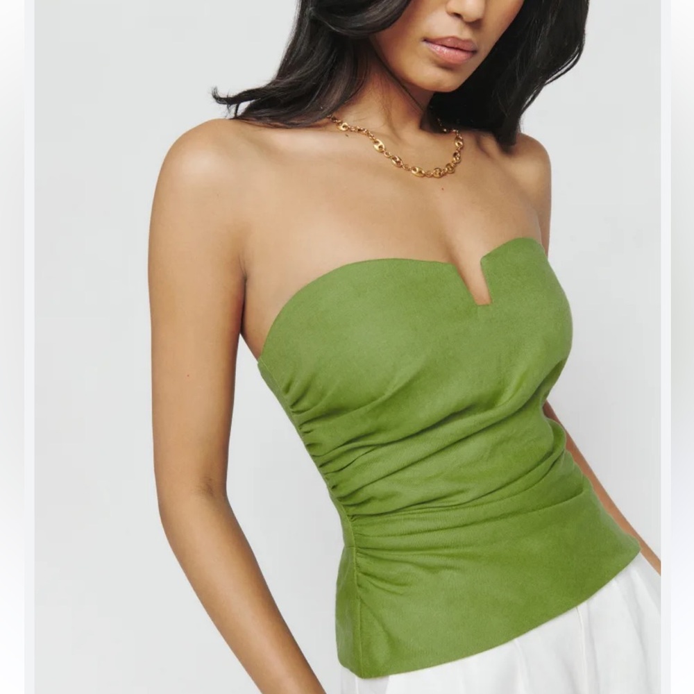 Reformation Madelyn Strapless Top